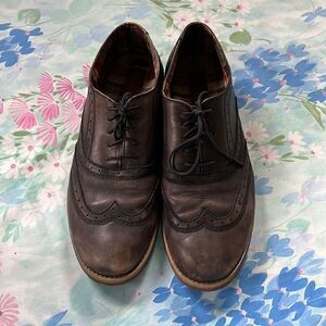 Bed|Stu Leather Oxfords Dark Brown